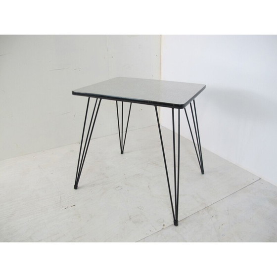 Image 1 of Table d'appoint moderniste hollandaise en formica de Negema, 1950