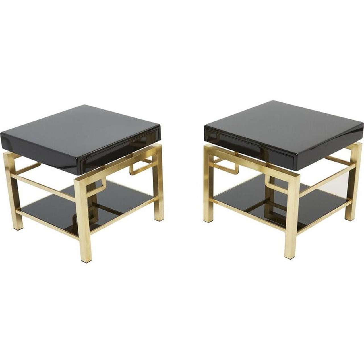 Meuble De Rangement Design Guy Lefevre - Laque Noire, Années 1970, 101x48x99 Cm