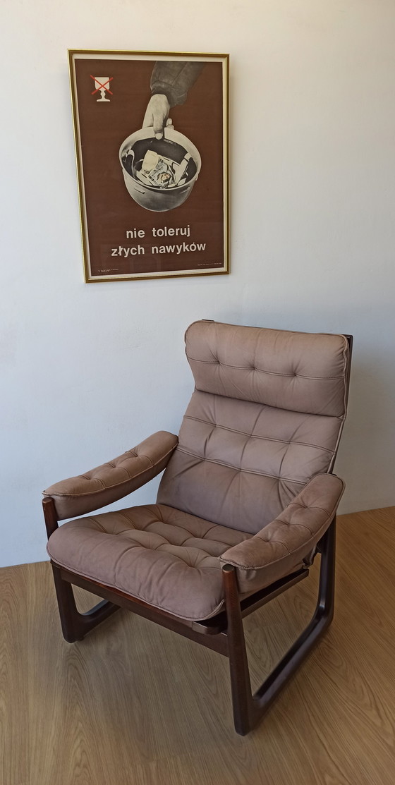 Image 1 of Fauteuil en cuir Genega Møbler