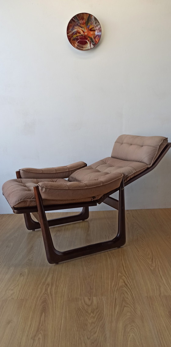 Image 1 of Fauteuil en cuir Genega Møbler