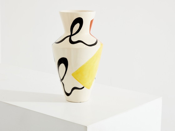 Image 1 of Vase en céramique émaillée Roland Brice 1950