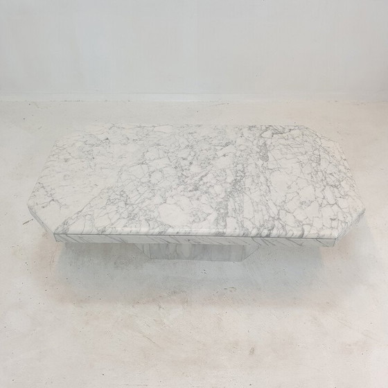 Image 1 of Table basse vintage en marbre, Italie 1970