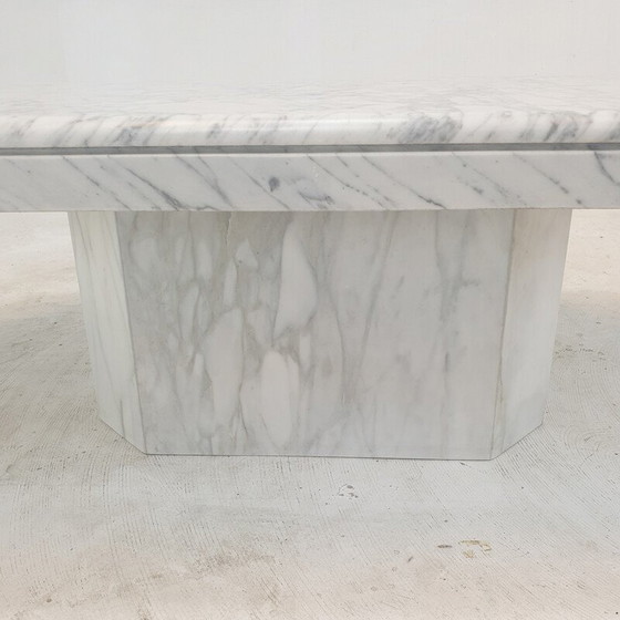 Image 1 of Table basse vintage en marbre, Italie 1970