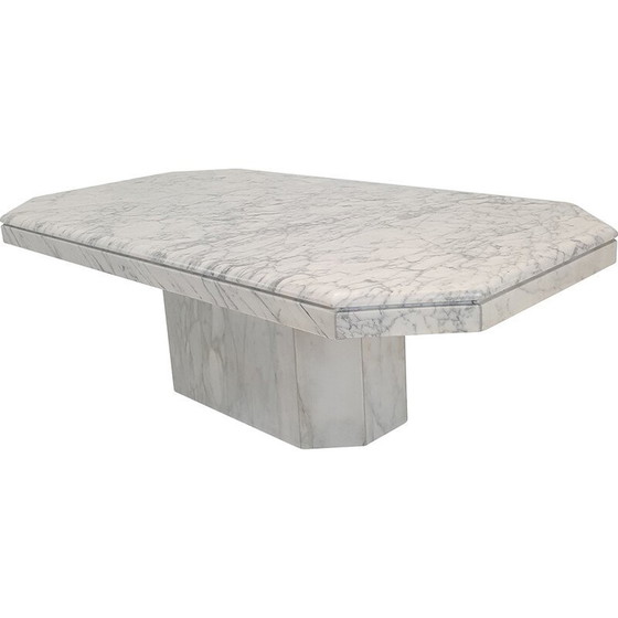 Image 1 of Table basse vintage en marbre, Italie 1970
