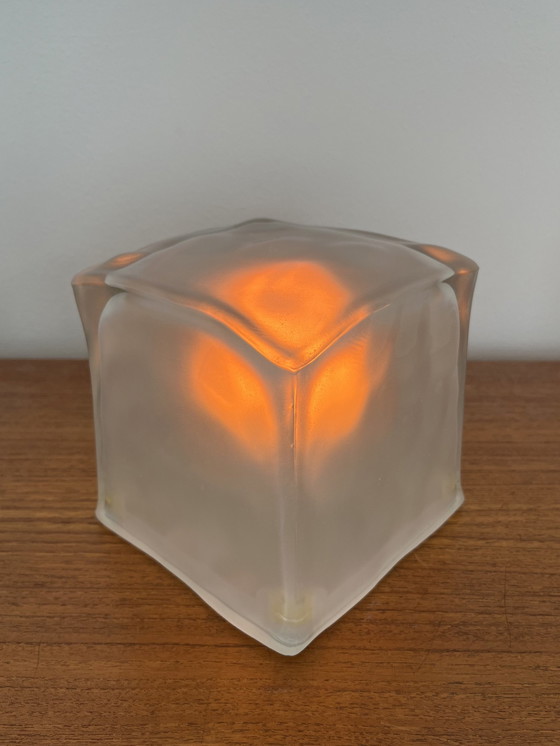 Image 1 of 2X (Set) Iviken Ikea Ice Cube Table Lamp