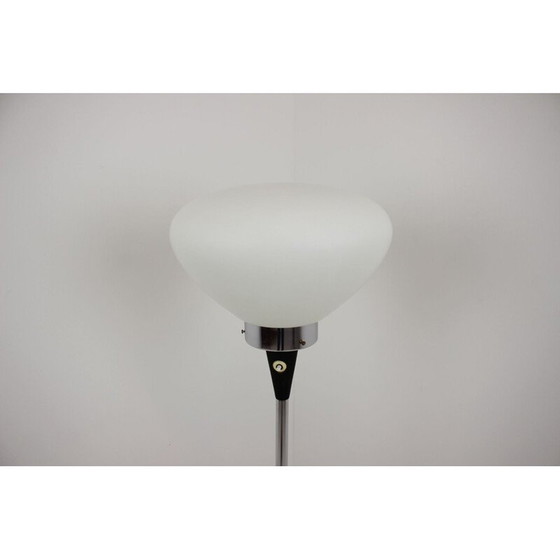 Image 1 of Lampadaire vintage en bois et verre par Lidokov, Tchécoslovaquie 1970