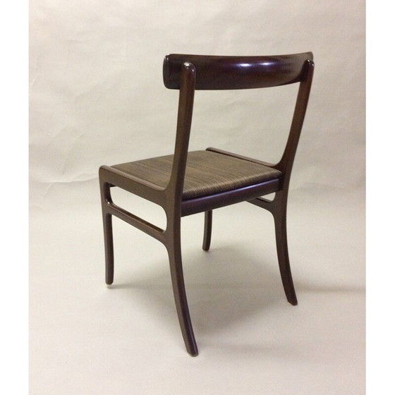 Image 1 of Ensemble de 4 chaises vintage en acajou par Ole Wanscher pour Poul Jeppesen, 1960