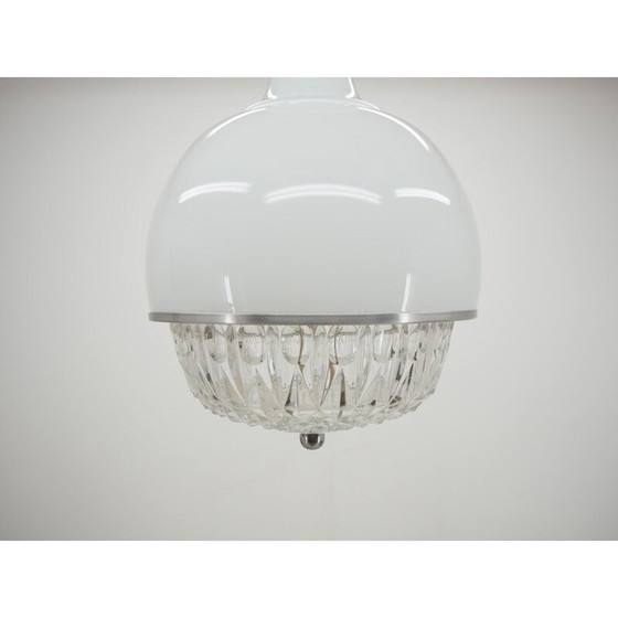 Image 1 of Lustre en verre du milieu du siècle, Italie années 1960