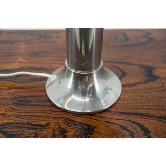 Image 1 of Lampe de table vintage art déco en verre opale, 1930
