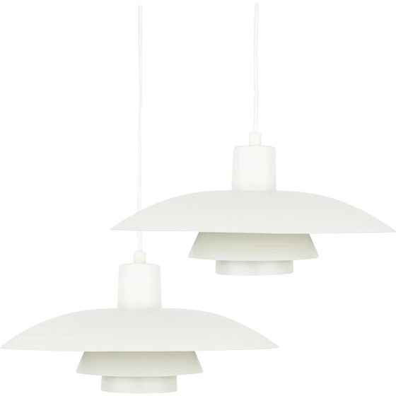 Image 1 of Paire de lampes suspendues danoises PH 4/3 par Poul Henningsen pour Louis Poulsen, 1966