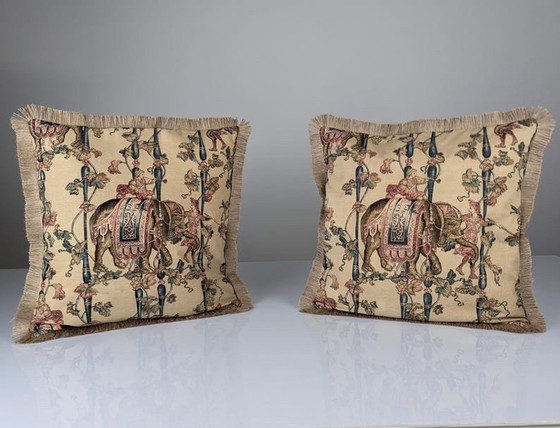 Image 1 of 2X Coussins Vintage par Gaston et Daniela
