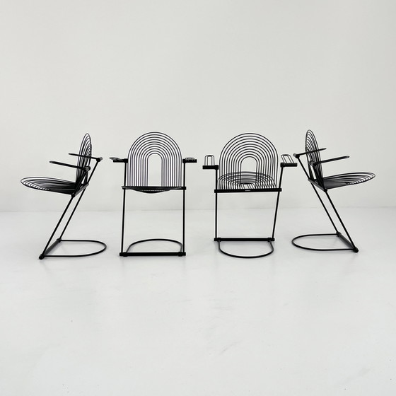 Image 1 of Chaise balançoire avec accoudoirs par Jutta & Herbert Ohl pour Rosenthal Lübke, 1980S