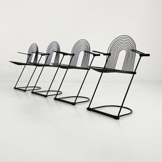 Image 1 of Chaise balançoire avec accoudoirs par Jutta & Herbert Ohl pour Rosenthal Lübke, 1980S