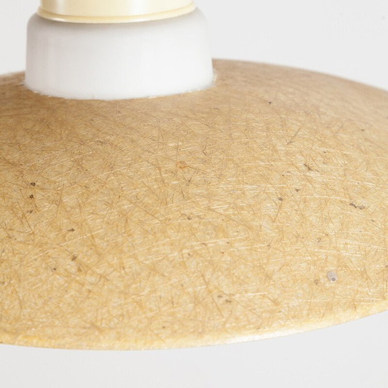 Image 1 of Lampe suspendue vintage en fibre de verre et bakélite par Louis Kalff pour Philips, 1950