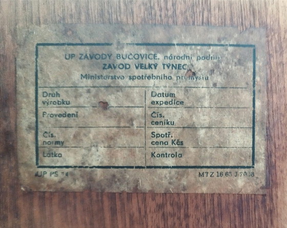 Image 1 of Commode conçue par M. Pozar pour Up Zavody 1960, Tchécoslovaquie