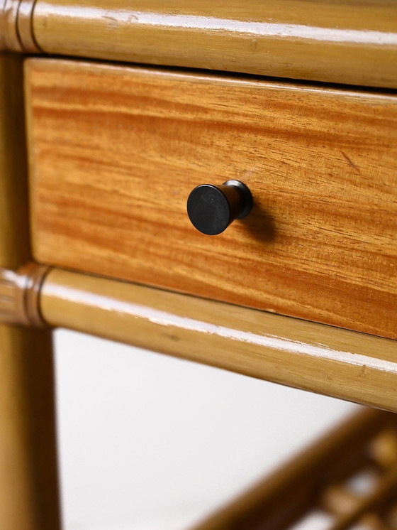 Image 1 of Tables de nuit en bambou vintage