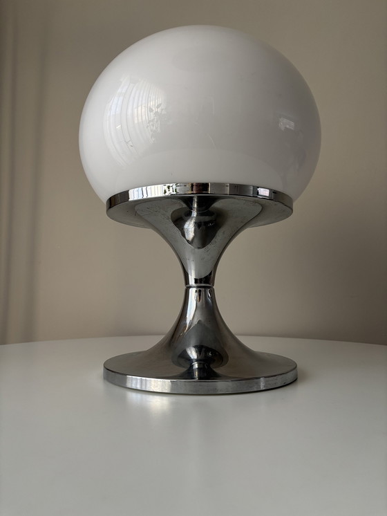Image 1 of Lampe de table Mushroom par Luigi Massoni pour Harvey Guzzini 1960