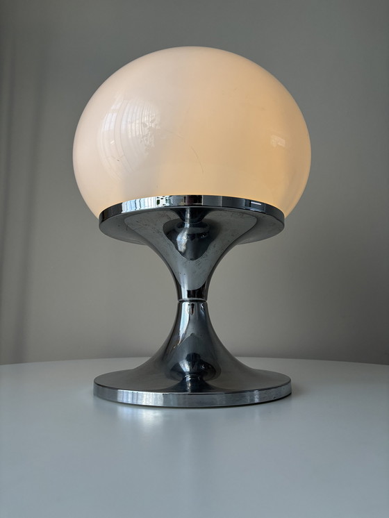 Image 1 of Lampe de table Mushroom par Luigi Massoni pour Harvey Guzzini 1960