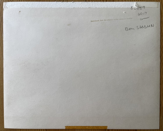 Image 1 of Ben Shahn, photographie avec timbre reproduite à partir de la collection de la Bibliothèque du Congrès, 1970.