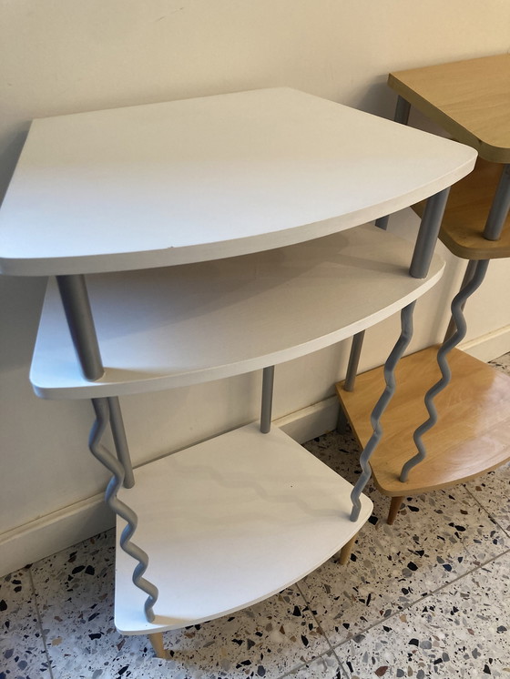 Image 1 of Set (2X) Side Table Postmodern Style