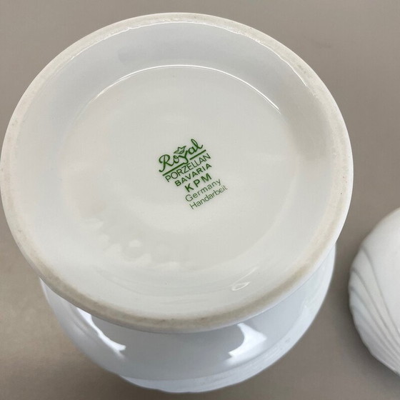 Image 1 of Paire de vases en porcelaine Op art pour Royal Bavaria, Allemagne 1970