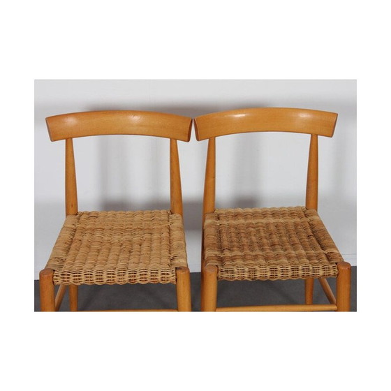 Image 1 of Ensemble de 4 chaises en bois vintage par Krasna Jizba, Tchécoslovaquie années 1960