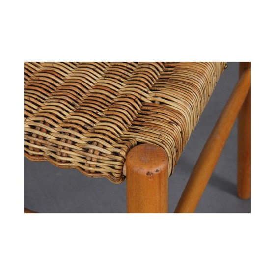 Image 1 of Ensemble de 4 chaises en bois vintage par Krasna Jizba, Tchécoslovaquie années 1960