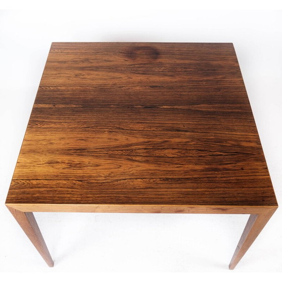 Image 1 of Table basse vintage en bois de rose par Severin Hansen pour Haslev Furniture, 1960