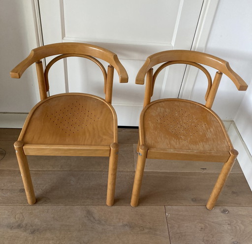 Chaises de café Baumann Bois de hêtre