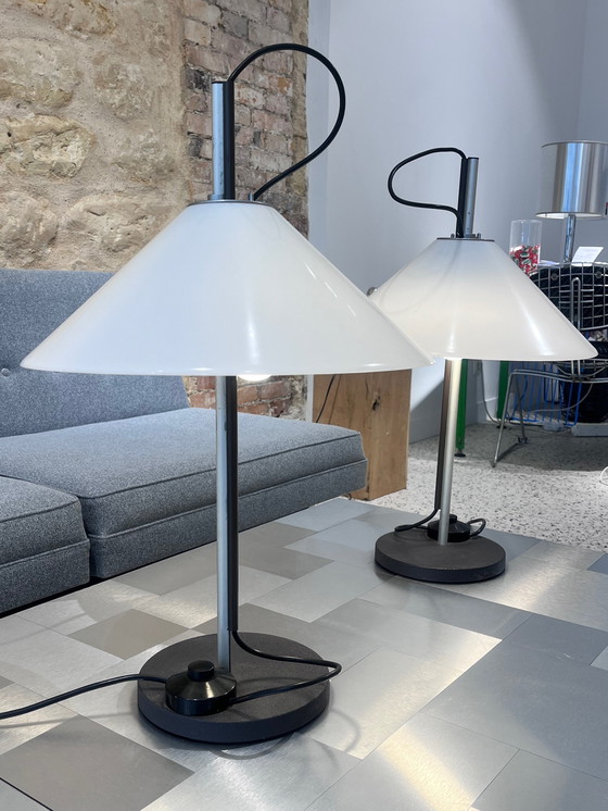 Image 1 of Paire De Lampe À Poser, Modèle Aggregato De Enzo Mari Et Giancarlo Fassina, 1970, Vintage