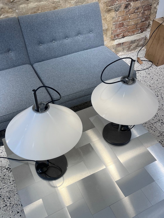 Image 1 of Paire De Lampe À Poser, Modèle Aggregato De Enzo Mari Et Giancarlo Fassina, 1970, Vintage