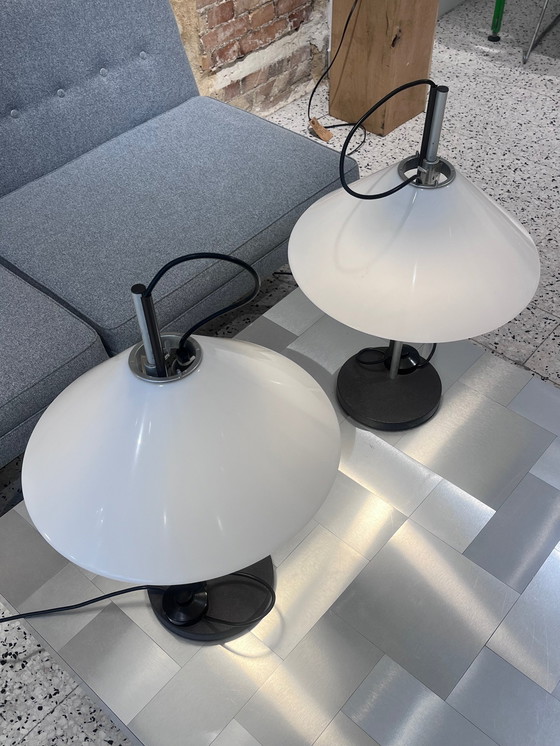 Image 1 of Paire De Lampe À Poser, Modèle Aggregato De Enzo Mari Et Giancarlo Fassina, 1970, Vintage