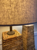 Lampes de table en rotin