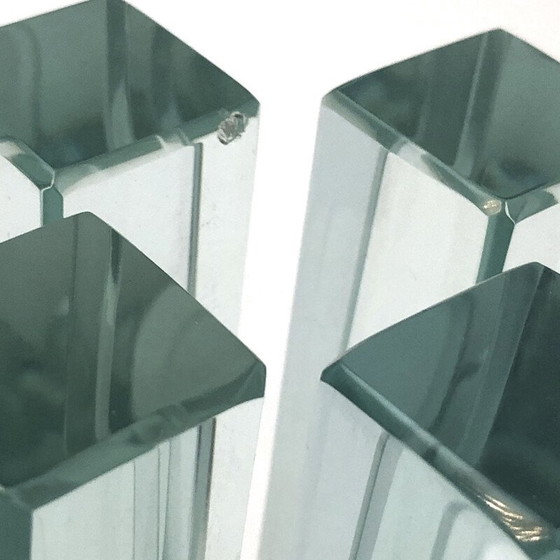 Image 1 of Lampe de table en verre vintage par Gallotti e Radice, 1970