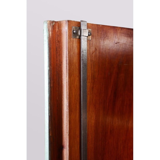 Image 1 of Armoire à trois portes Bauhaus turquoise vintage par Vichr, Tchèque 1930