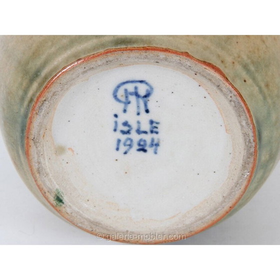 Image 1 of Vase scandinave vintage en céramique, pièce unique de Patrick Nordstrom, 1924