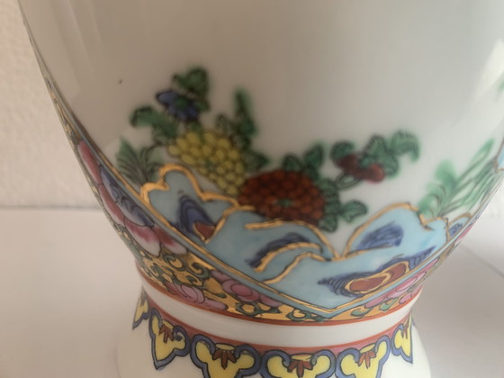 Image 1 of Vase en céramique chinoise Famille verte