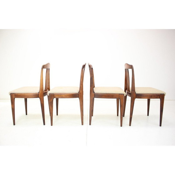 Image 1 of Ensemble de 4 chaises de salle à manger vintage par Drevotvar, Tchécoslovaquie 1970