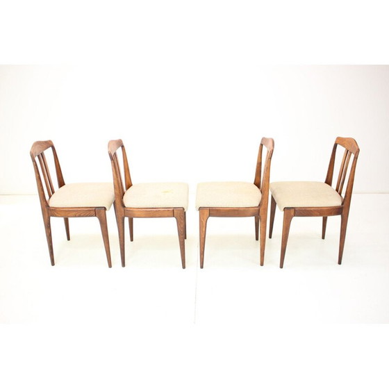 Image 1 of Ensemble de 4 chaises de salle à manger vintage par Drevotvar, Tchécoslovaquie 1970