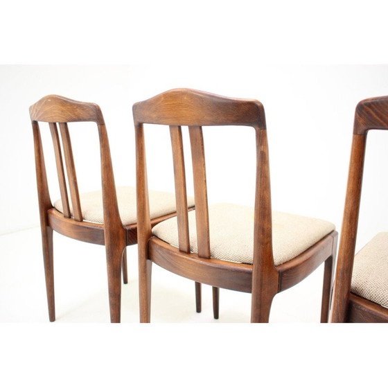 Image 1 of Ensemble de 4 chaises de salle à manger vintage par Drevotvar, Tchécoslovaquie 1970