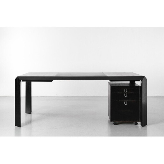 Image 1 of Bureau Talete vintage en bois de chêne par Pierluigi Ghianda et Gabrielle Regondi pour Rosenthal GmbH