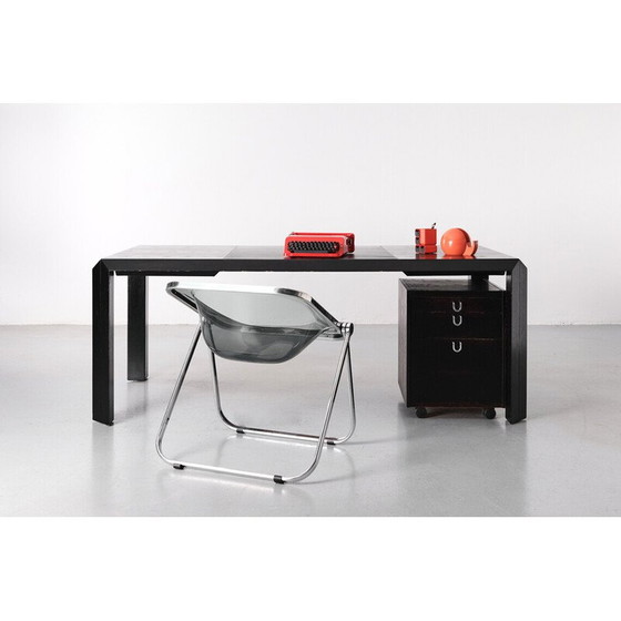 Image 1 of Bureau Talete vintage en bois de chêne par Pierluigi Ghianda et Gabrielle Regondi pour Rosenthal GmbH