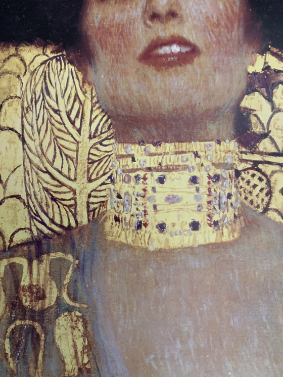 Image 1 of Gustav Klimt, "Judith, 1901". Lithographie en couleur. Galerie Wien, Exposition Louisiane Vienne 1900. En excellent état.