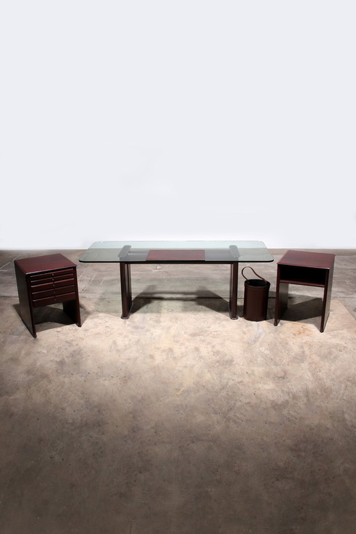 Bureau de design italien par Tito Agnoli pour Matteo Grassi