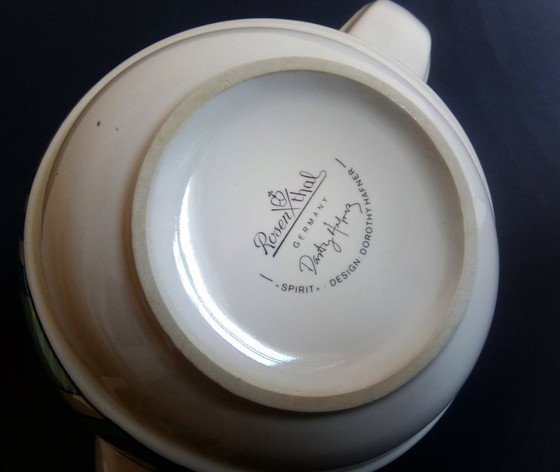 Image 1 of Dorothy Hafner Théière Pop-Art/Postmoderne Rosenthal Studio Line 1980'S