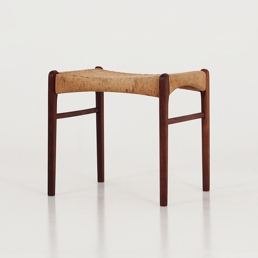 Repose-pieds en bois de rose, Design danois, 1970S, Production : Danemark