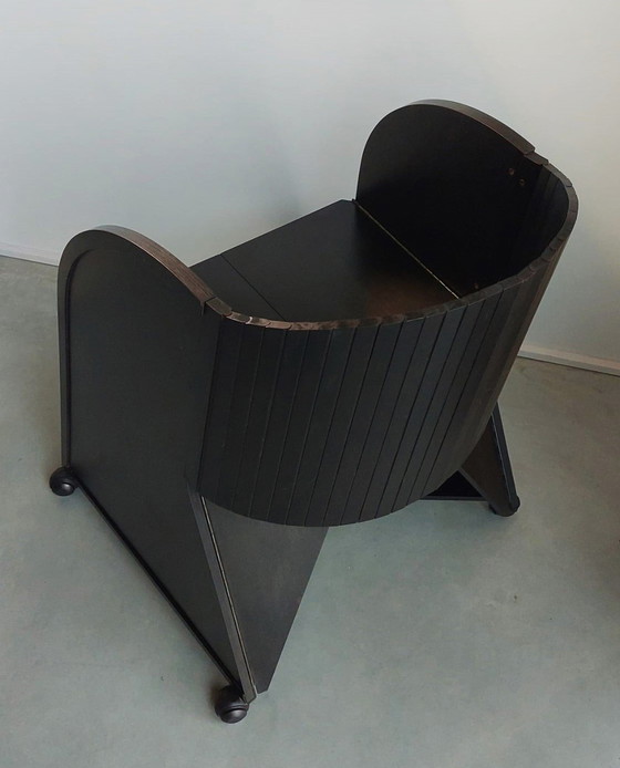 Image 1 of Giorgetti - Fauteuil 23050 hêtre