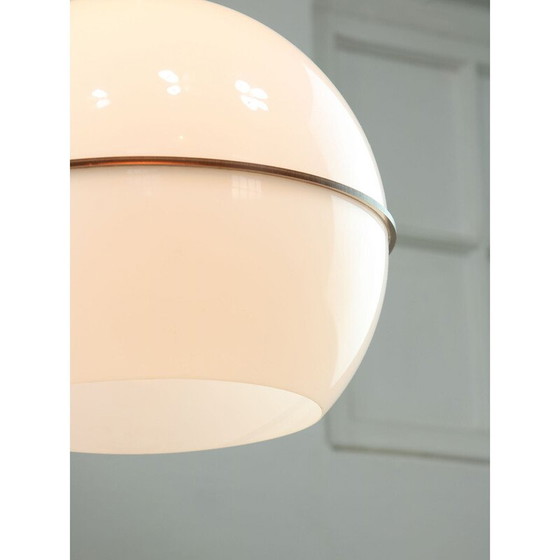 Image 1 of Lampe suspendue Space Age en plexiglas et laiton, Italie 1970