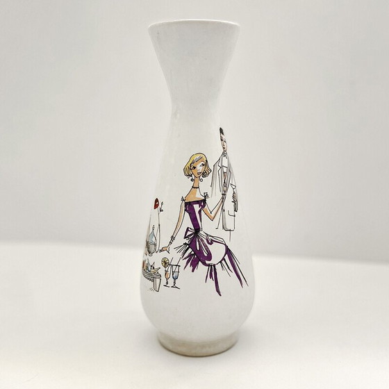 Image 1 of Vase vintage en céramique de Bay Keramik, Allemagne, années 1970