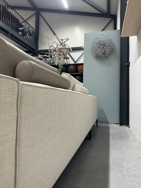 Image 1 of Design On Stock Aikon Lounge Corner Sofa Senna Fabric Cream